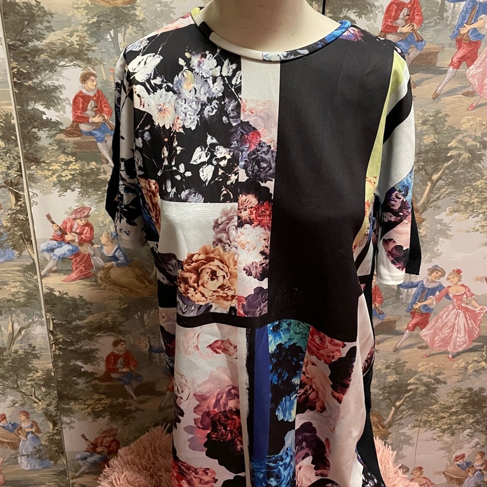Zara floral shirt